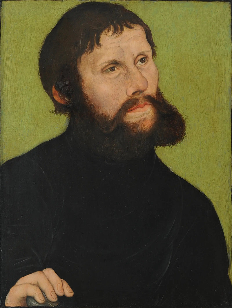 Portret Lutra w Junker Jörg - Lucas Cranach Starszy
