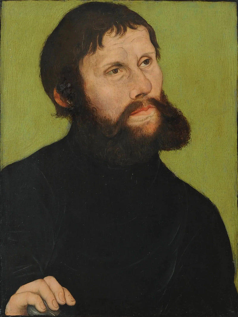 Portret Lutra w Junker Jörg - Lucas Cranach Starszy