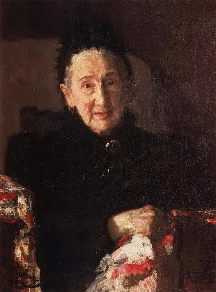 Portrait de Lyudmila Chestakova - Ilya Repin image 1 reproduction de peinture à l’huile