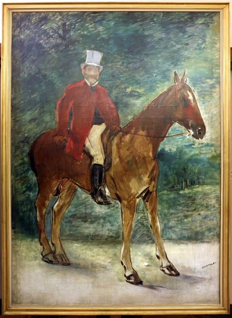 Portret pana Arnauda na koniu - Édouard Manet