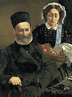 Portret pana i pani Auguste Manet - Édouard Manet