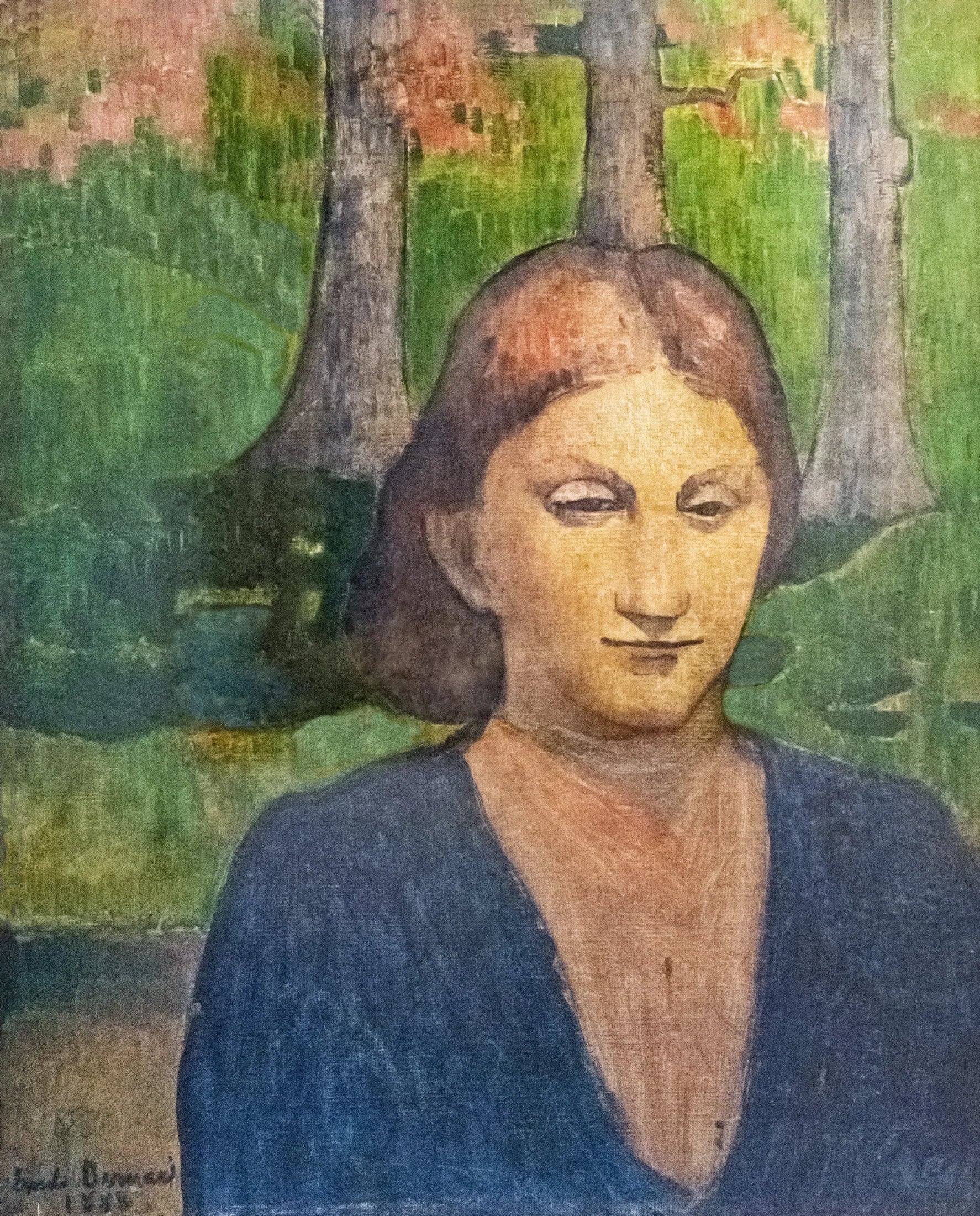 Portrait de ma sœur Madeleine - Émile Bernard image 1 reproduction artisanale de tableau