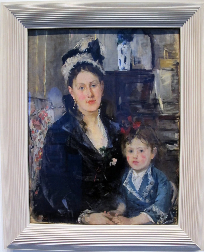 Portret pani Boursier i jej córki - Berthe Morisot