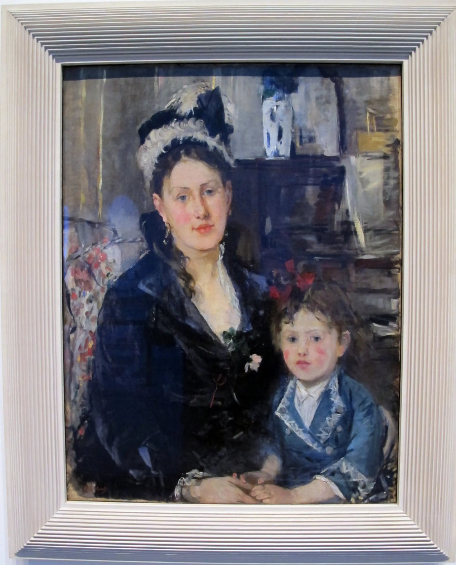Portret pani Boursier i jej córki - Berthe Morisot