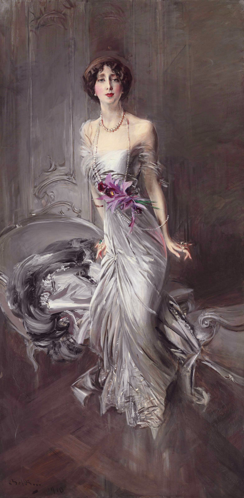 Portret pani Doyen - Giovanni Boldini
