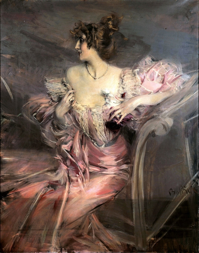 Portret pani de Florian - Giovanni Boldini