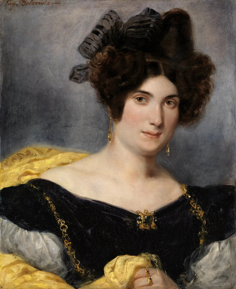 Portret pani François Simon - Eugène Delacroix