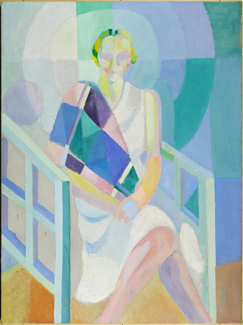 Portret pani Heim - Robert Delaunay