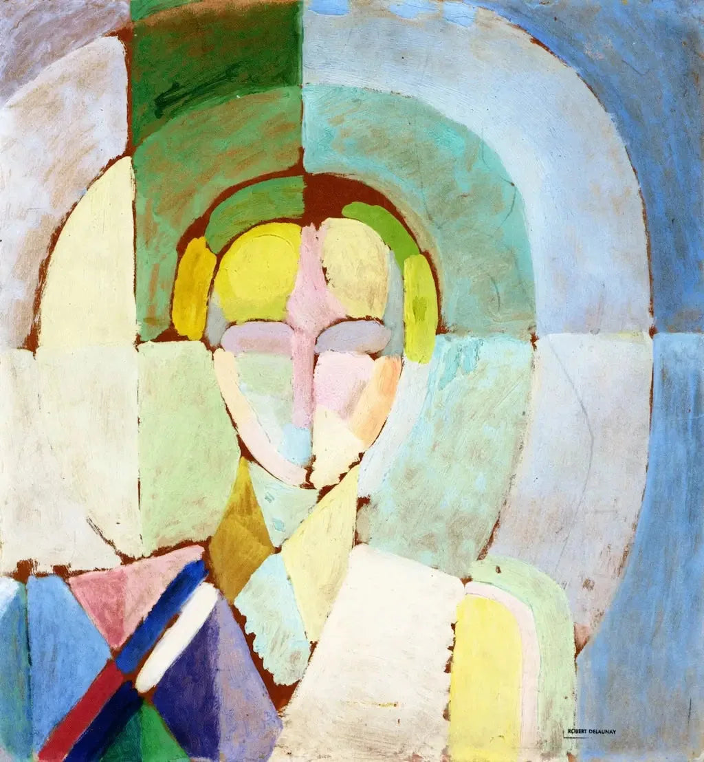 Portrait de Madame Heim - Robert Delaunay image 1 copie peinte à la main à l’huile