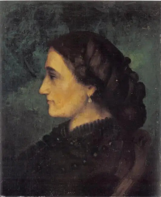 Portret pani Joliclerc - Gustave Courbet