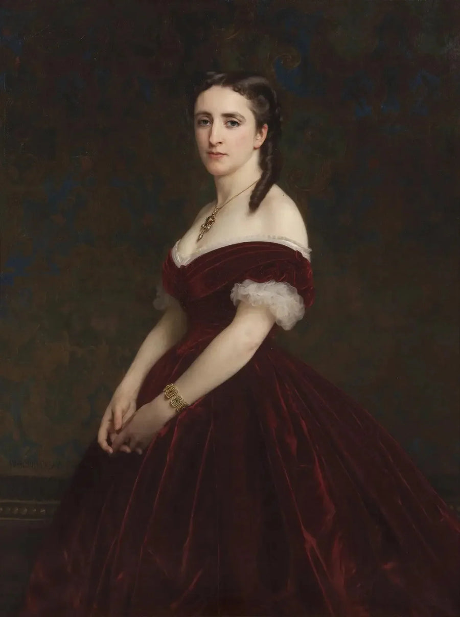 Portret Madame wicehrabiny de Chabrol - Bouguereau
