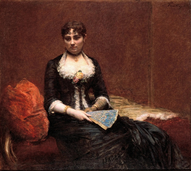 Portret pani Léon Maître (Portret pani Léon Maître) - Henri Fantin-Latour