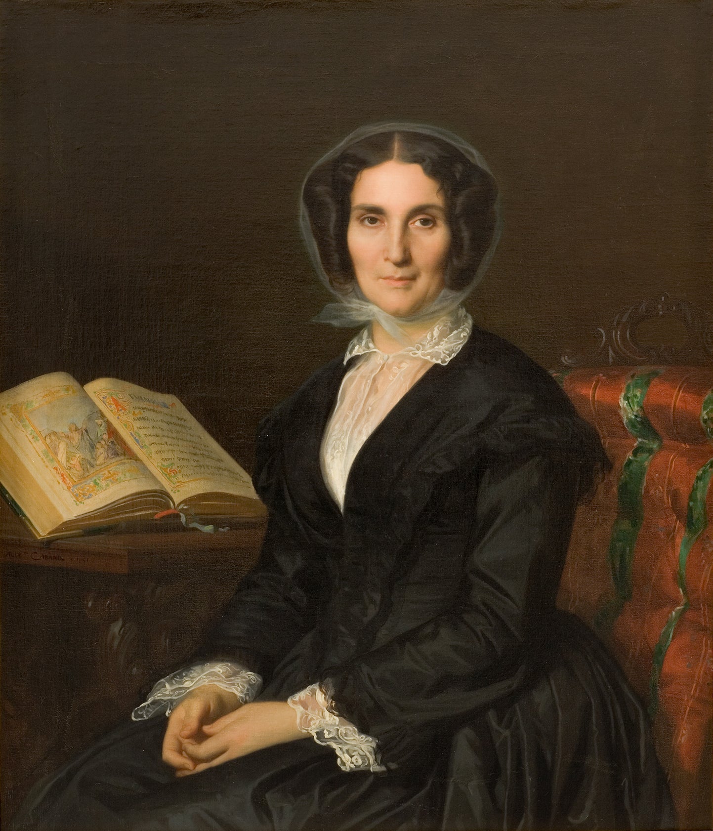 Portrait de Madame Louise Marès née Bidreman - Alexandre Cabanel - Alpha Reproduction