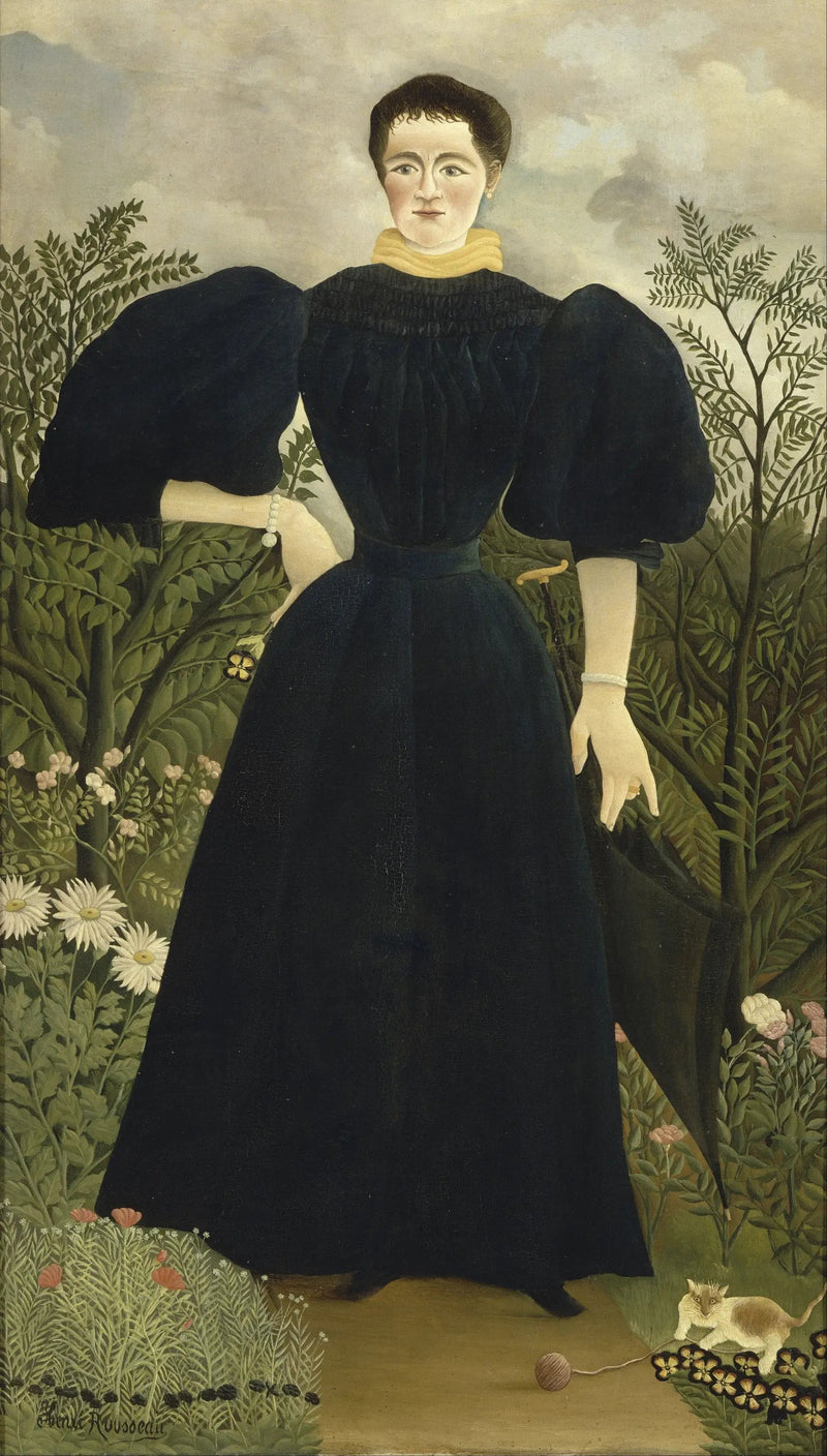 Portret pani M. - Henri Rousseau