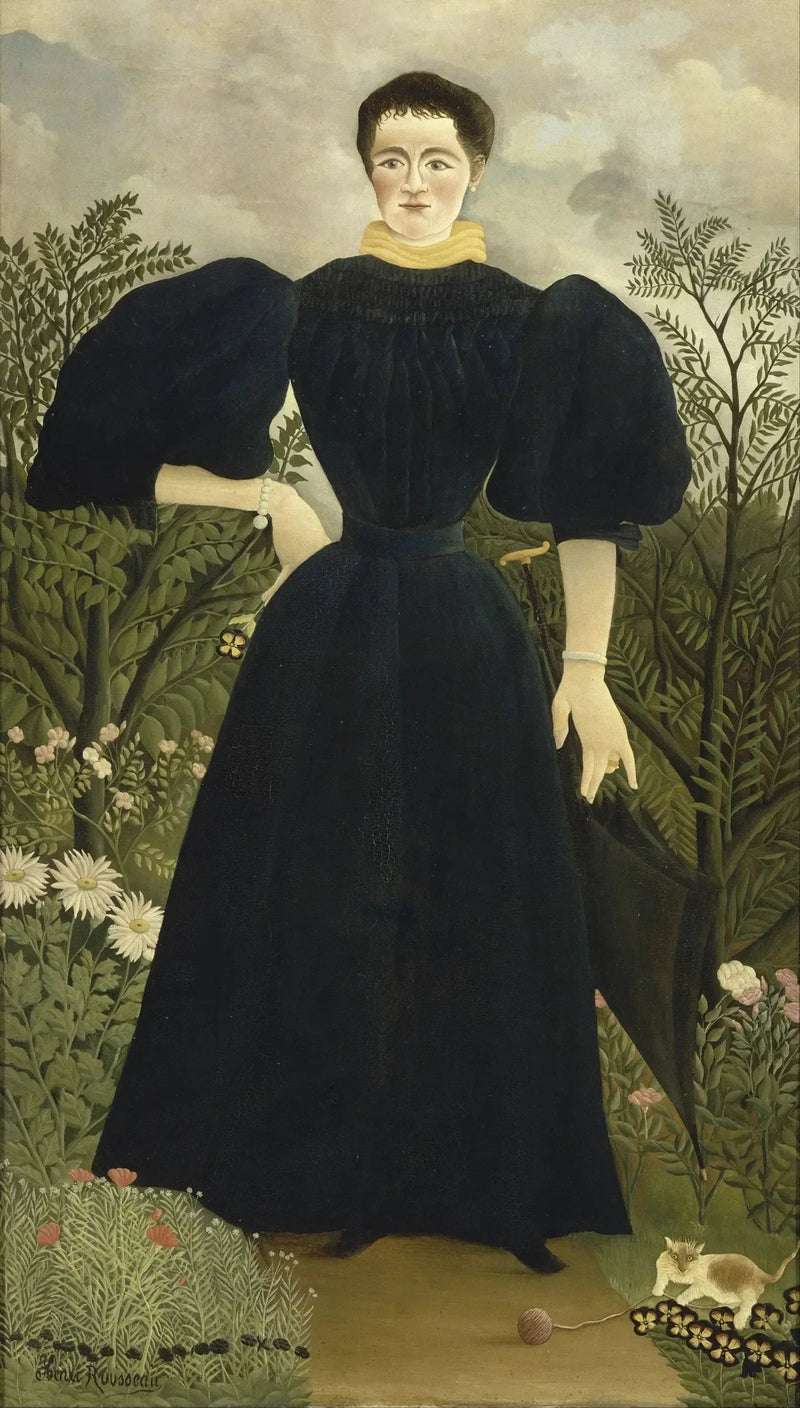 Portret pani M. - Henri Rousseau
