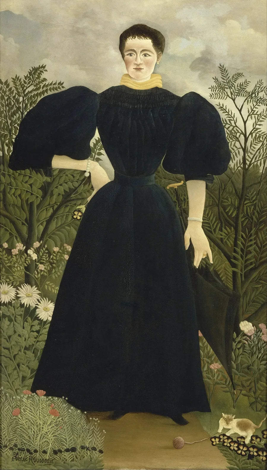 Portret pani M. - Henri Rousseau