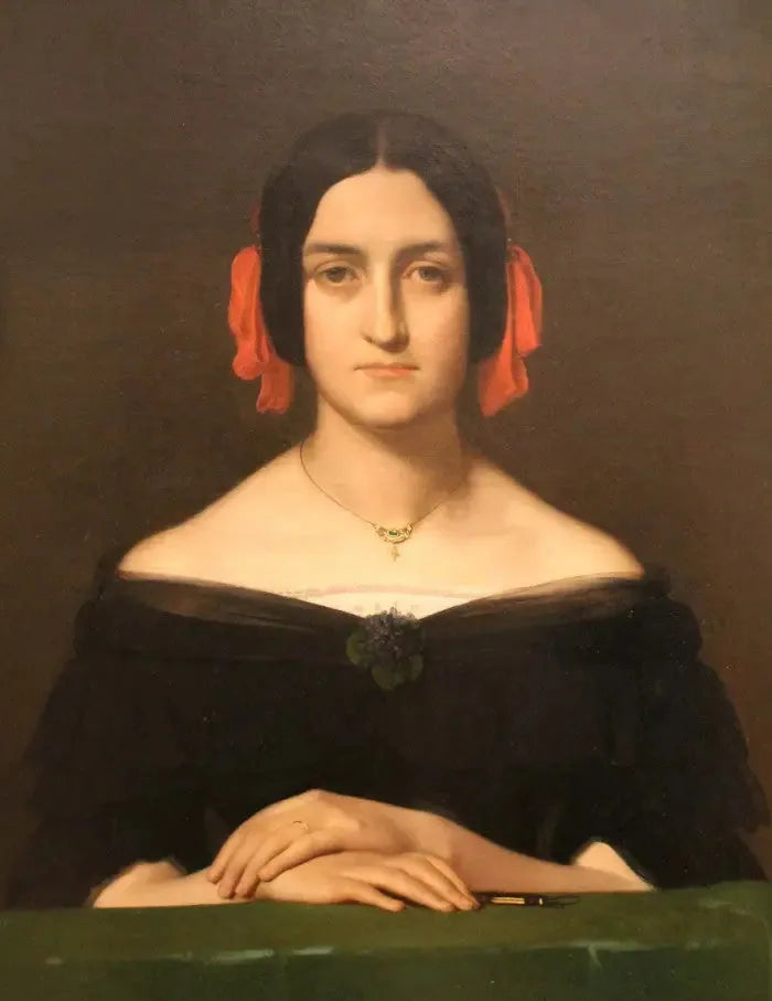 Portret pani Oudiné - Hippolyte Flandrin