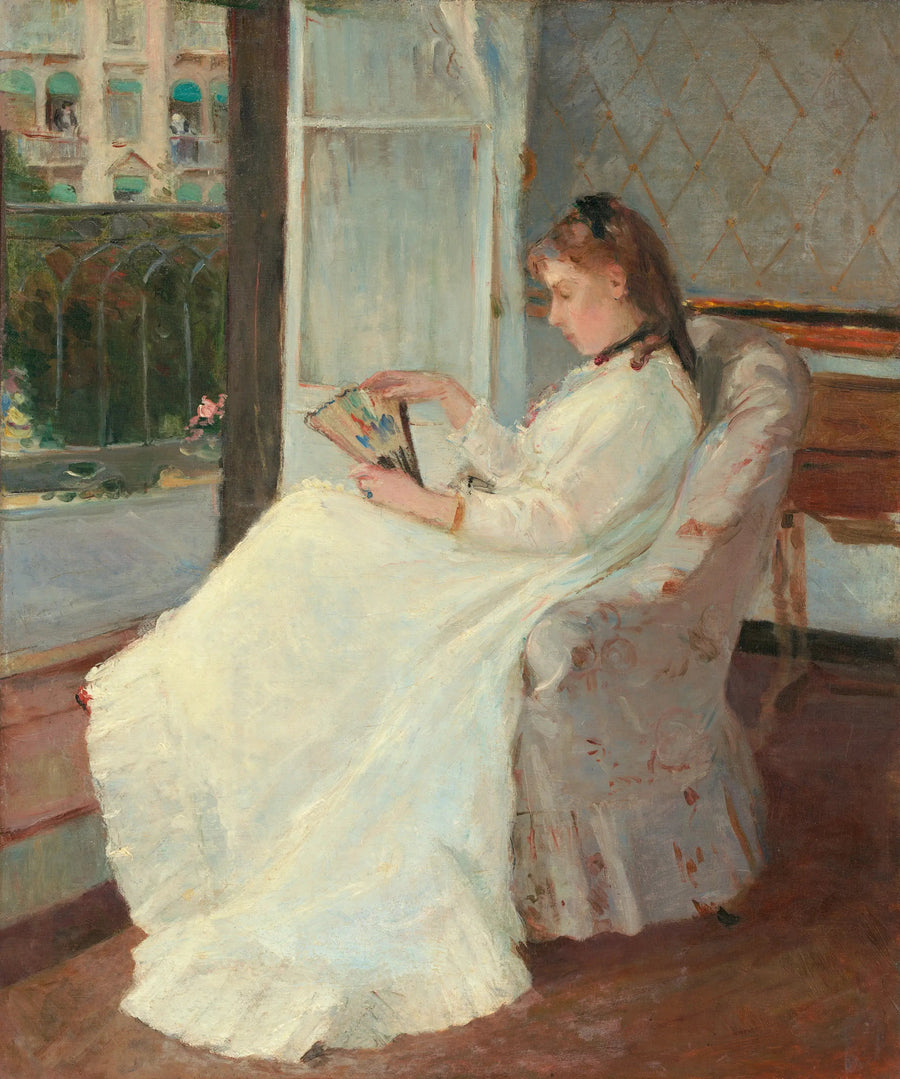 Portret Pani Pontillon, znany również jako Młoda kobieta przy oknie - Berthe Morisot