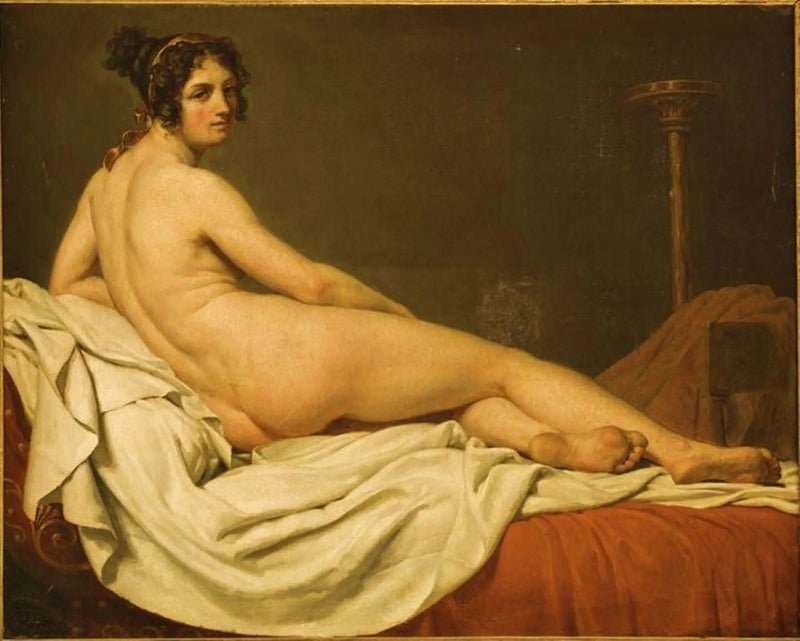 Portret pani Récamier - Jacques-Louis David