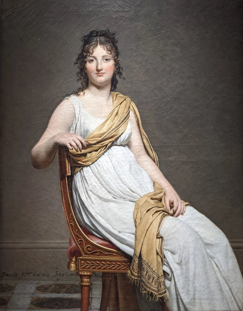 Portret pani de Verninac - Jacques-Louis David