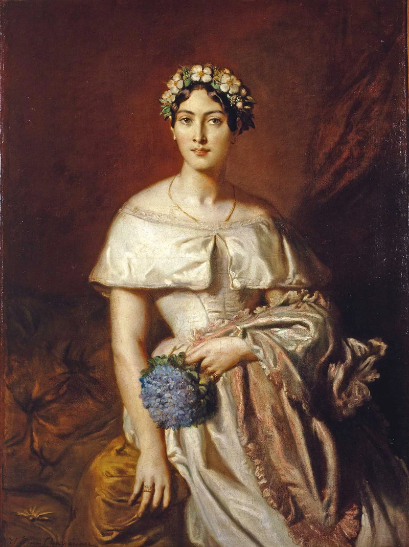Portret młodej pani de Cabarrus - Théodore Chassériau