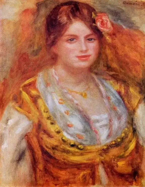 Portret Mademoiselle François - Pierre-Auguste Renoir