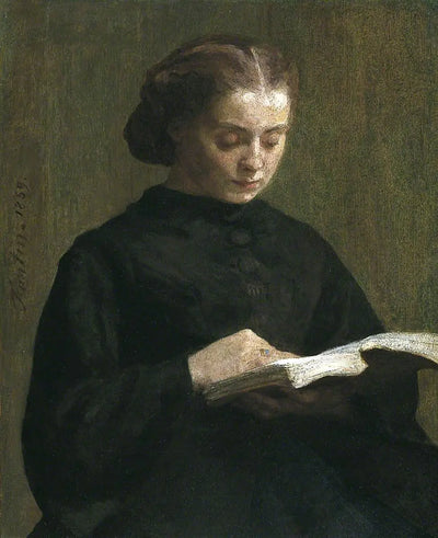 Portrait de Mademoiselle Marie Fantin-Latour - Henri Fantin-Latour - Alpha Reproduction