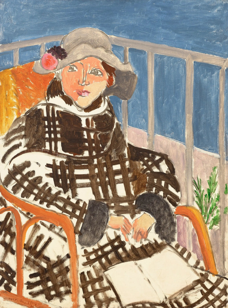 Portret Mademoiselle Matisse - Henri Matisse
