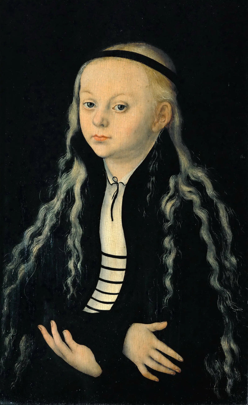 Portret Magdaleny Luther, córki reformatora Martina Lutra - Lucas Cranach Starszy
