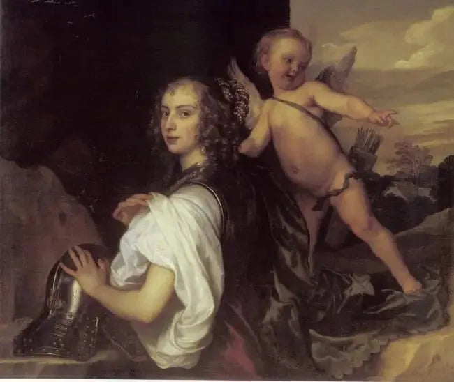 Portret Margaret Lemon w roli Erminii - Antoine van Dyck