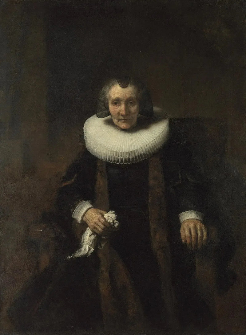 Portret Margarethy de Geer - Rembrandt