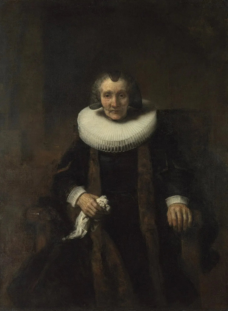 Portret Margarethy de Geer - Rembrandt