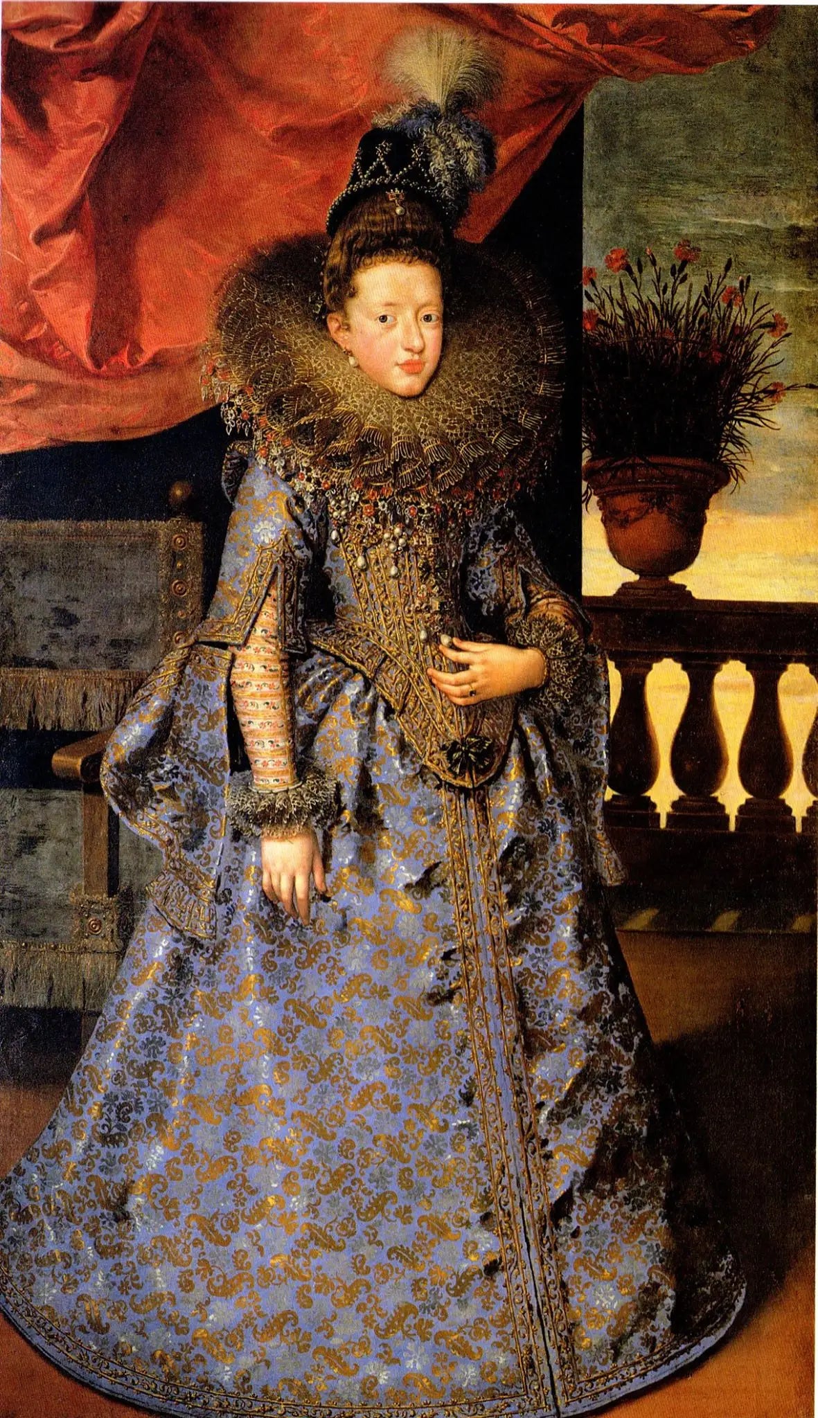 Portrait de Margherita Gonzaga (1591–1632) princesse de Mantoue - Frans Pourbus the Younger - Alpha Reproduction