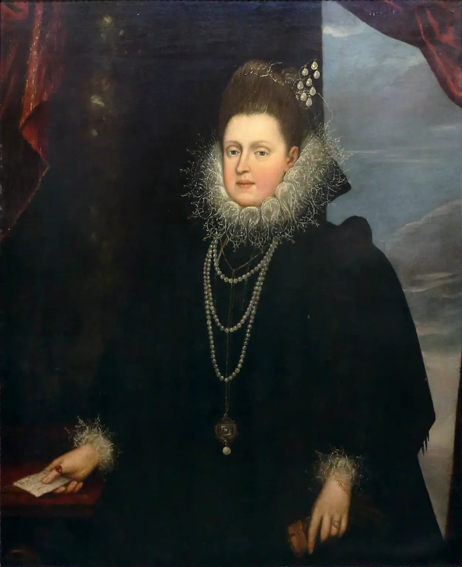 Portret Margherity Gonzaga d'Este - Frans Pourbus Młodszy