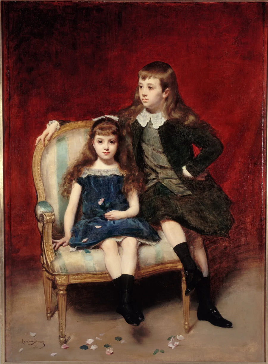Portrait de Marguerite (1883-1973) et Robert (1880-1956) de Broglie - Carolus-Duran