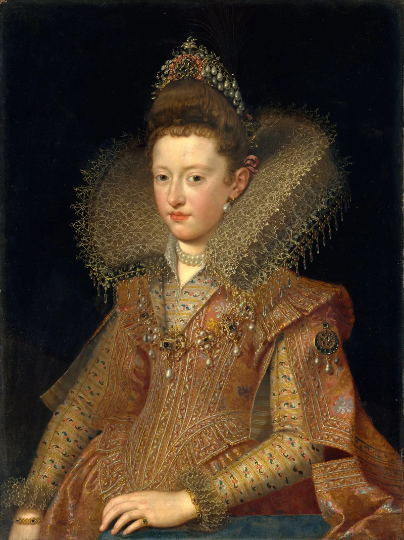 Portret Marguerite de Gonzague (1591-1632), księżnej Mantui - Frans Pourbus Młodszy