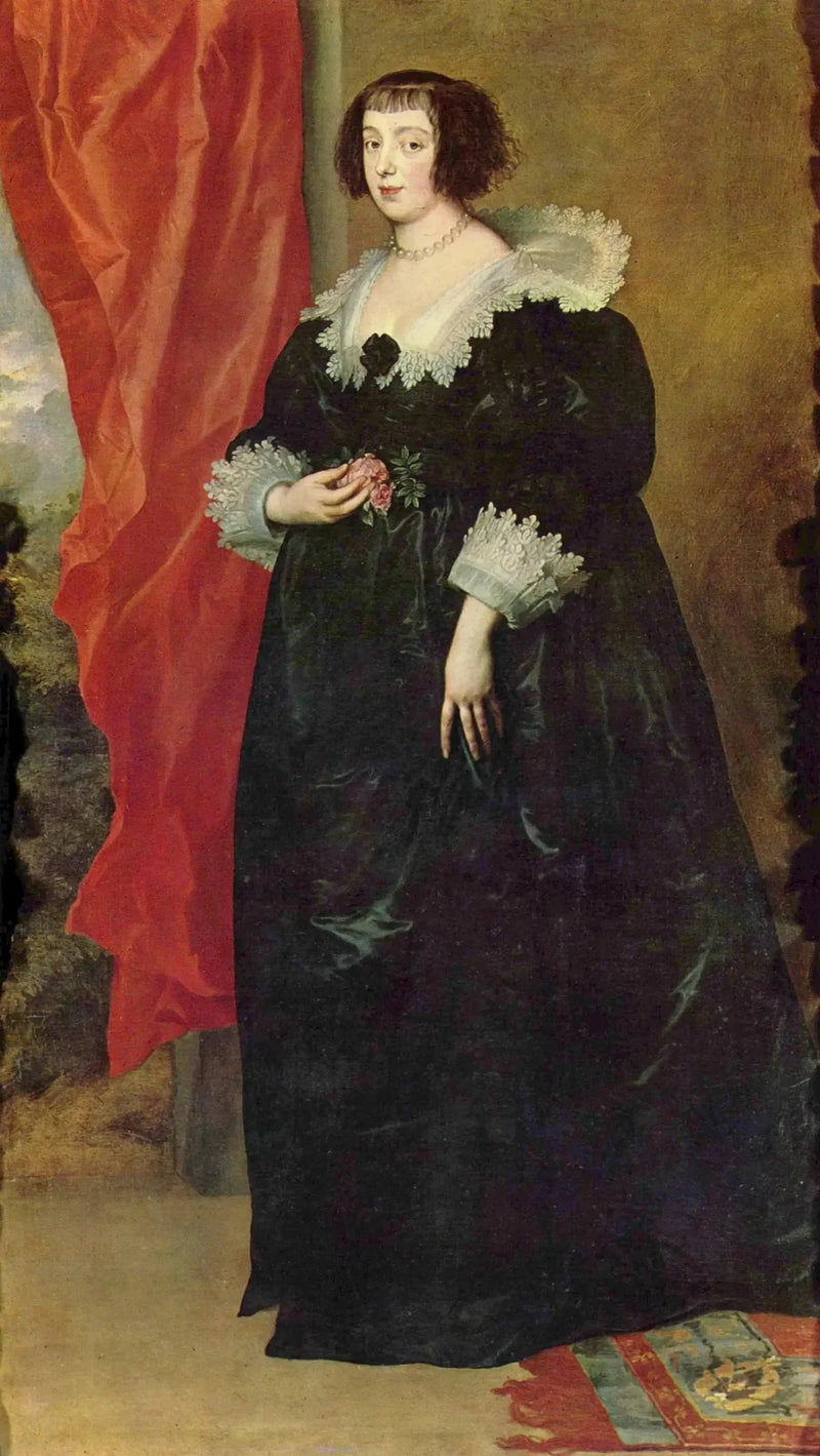 Portret Marguerite de Lorraine - Antoine van Dyck