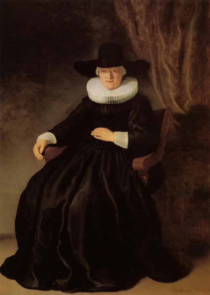Portret Marii Bockenolle - Rembrandt