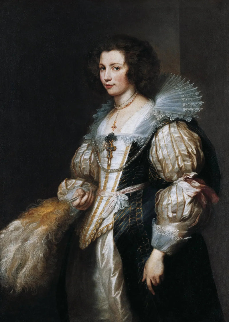 Portret Marii Louise von Tassis - Antoine van Dyck