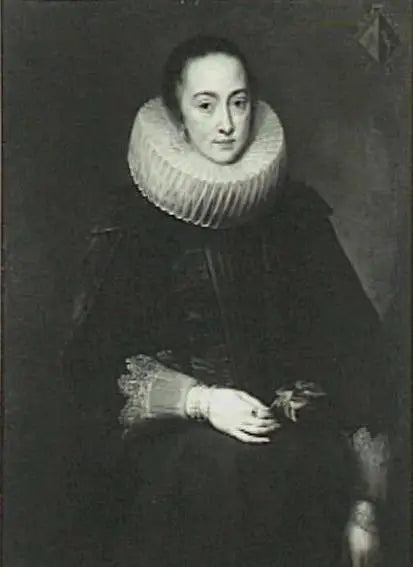 Portret Marii Nutius (-), żony Jacoba de Witte (1591-1631), około 1618-1619 - Antoine van Dyck