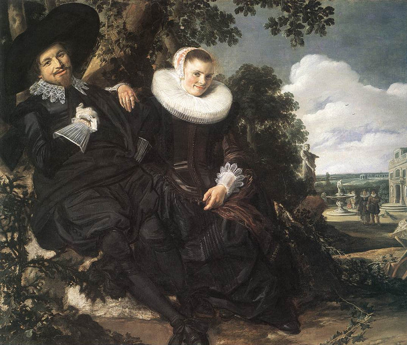Portrait de mariage d'Isaac Massa et Beatrix van der Laen - Frans Hals