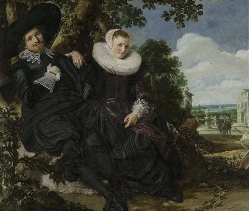 Prawdopodobny portret ślubny Isaaca Massy i Beatrix van der Laen - Frans Hals