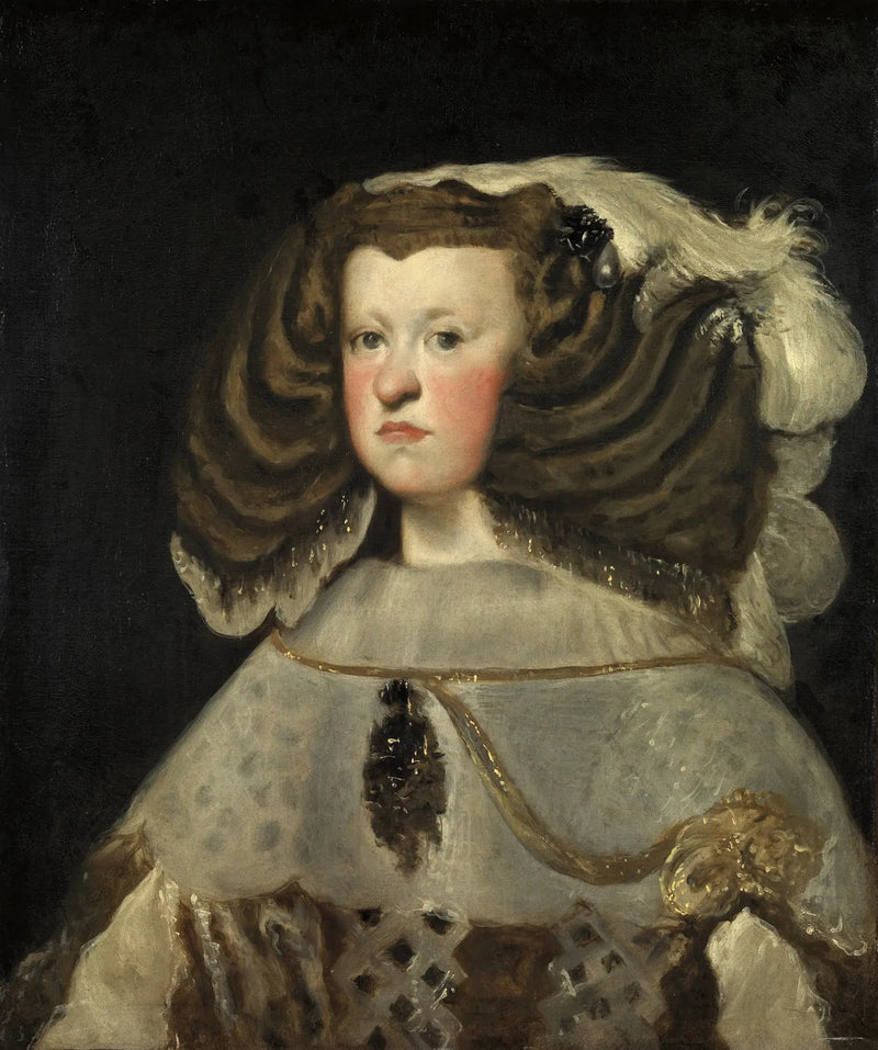 Portret Marianny z Austrii, królowej Hiszpanii - Diego Velázquez
