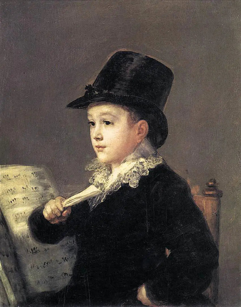 Portret Mariano Goyi, wnuka artysty - Francisco de Goya