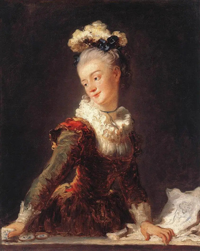 Portret Marie-Anne-Éléonore, hrabiny de Grave (1730-1807) - Jean-Honoré Fragonard