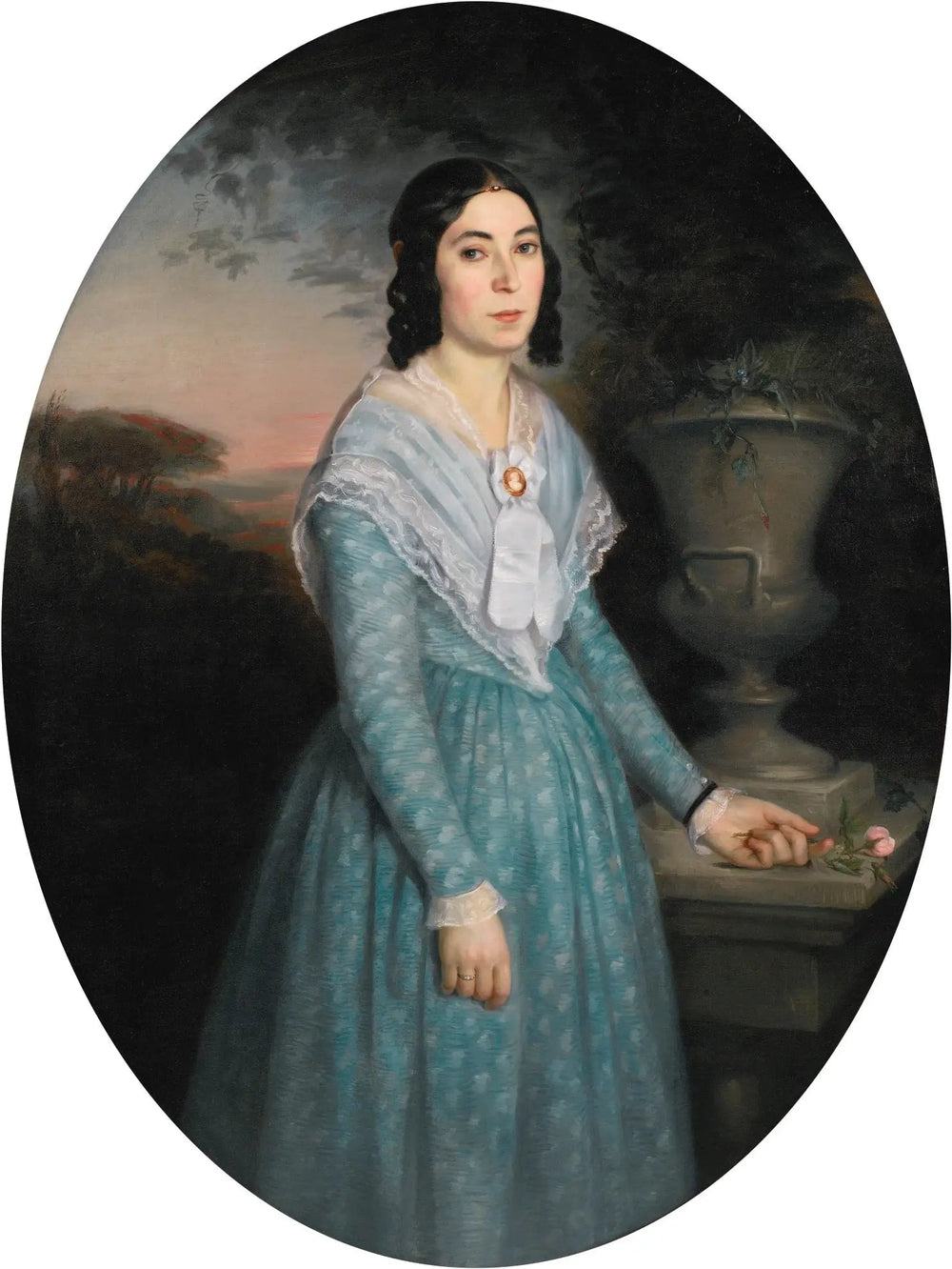 Reproduction du tableau « Portrait de Marie-Célina Brieu - Bouguereau » par Alpha Reproduction en peinture à l’huile