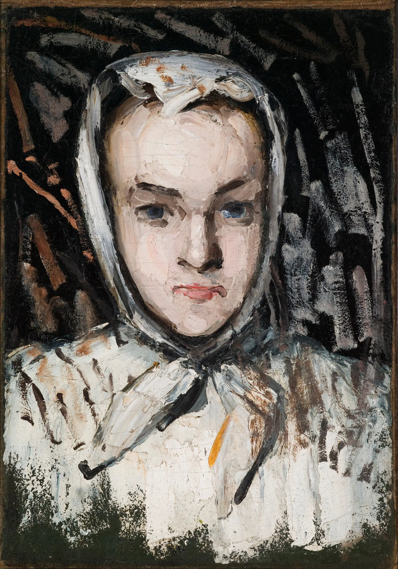 Portret Marie Cézanne, siostry artysty - Paul Cézanne