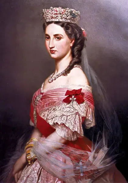 Portret Marie-Charlotte Belgii, cesarzowej Meksyku - Franz Xaver Winterhalter