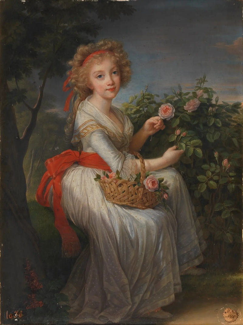 Portret Marii-Christiny z Neapolu i Sycylii - Élisabeth Vigée Le Brun