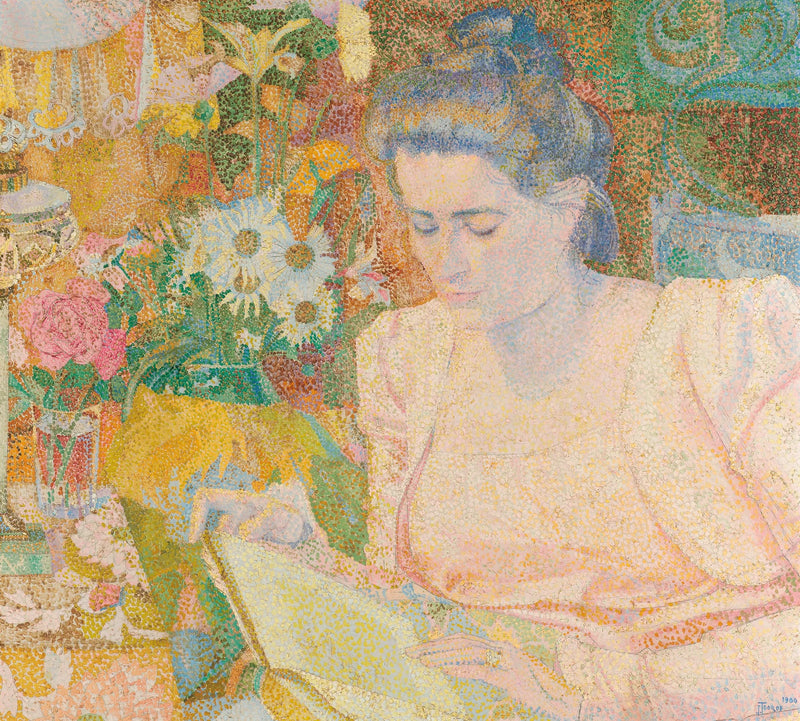 Portret Marie Jeanette de Lange - Jan Toorop